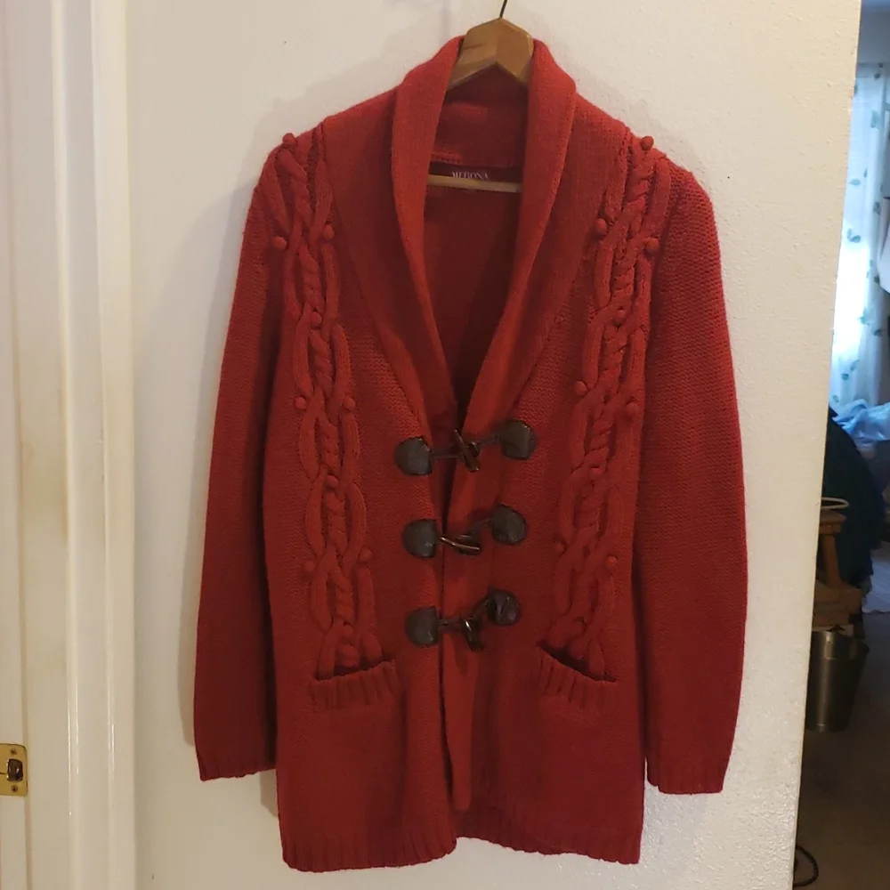 Merona sweater coat with pockets - Picture 1 of 6